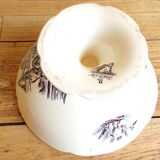 Antique compotier in rustic iron earth