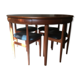 Table and 4 chairs Hans Olsen