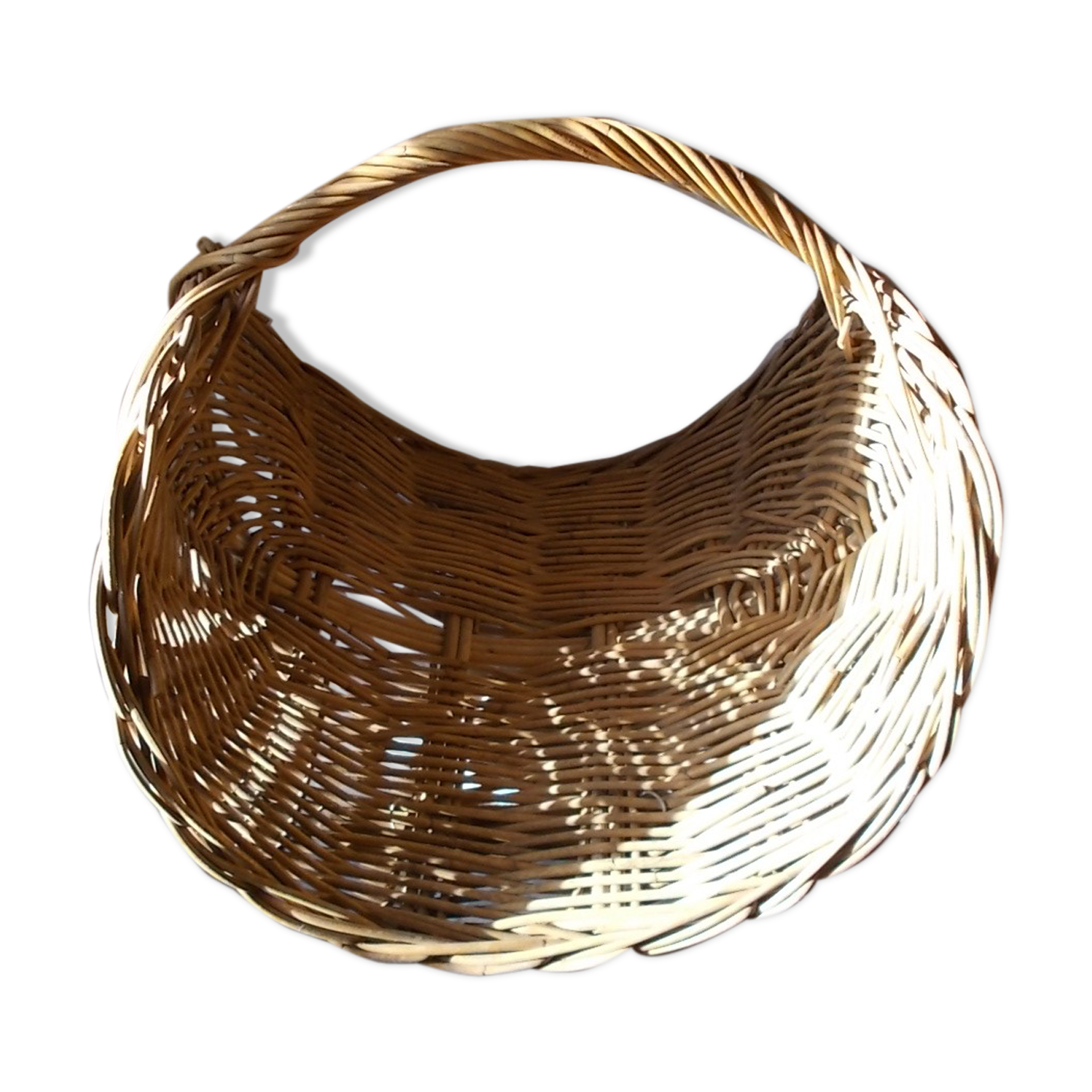 Wicker log basket