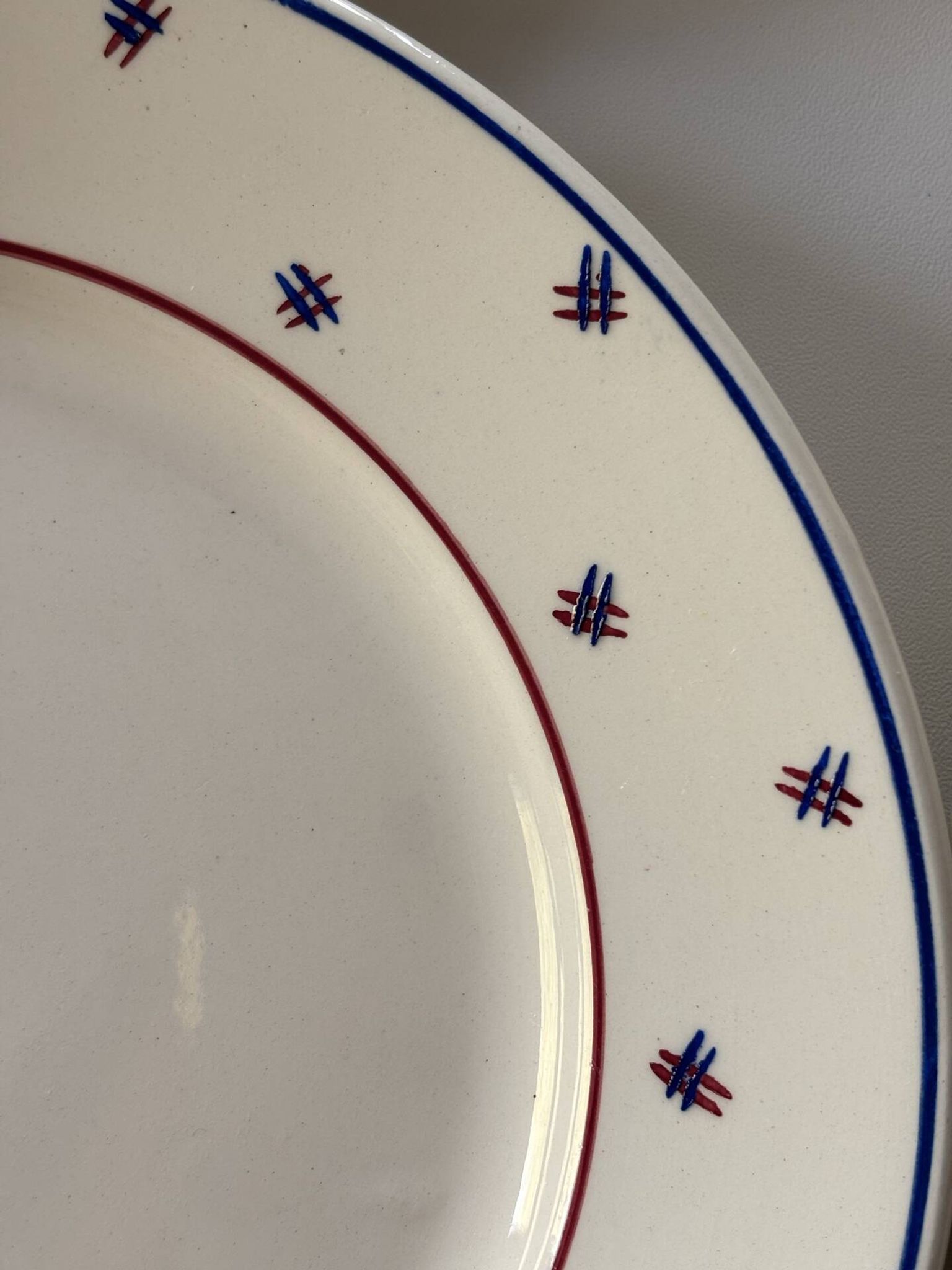 Antique plates K&G Luneville