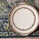 Porcelain Plate Limoges Harreau Fluted Edge Neo-Classical Style Louis XVI