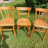 6 sanded bistro chairs