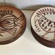 6 assiettes en grès Vallauris vintage