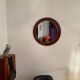 Scandinavian-style crystal mirror, Germany, 1970s