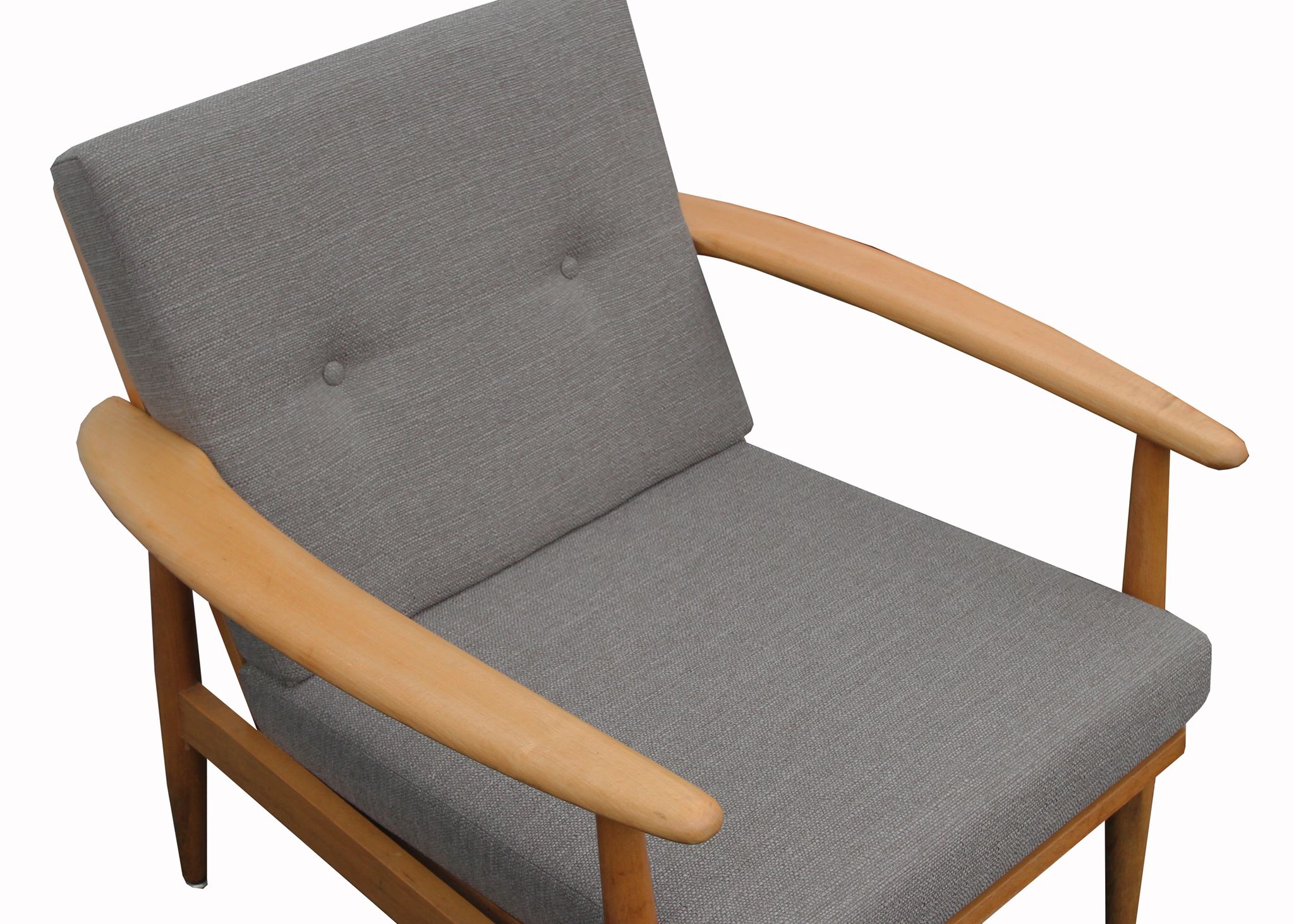 Fauteuil des années 60 en gris