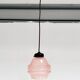 Lampe de plafond vintage rose, années 1960