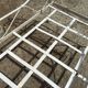 Ancient white metal bed