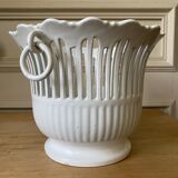 Openwork pot cache in malicorne earthenware