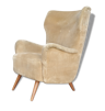 1 fauteuil bergere Wing Chair années 50 60 Danois
