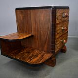 1935s pair of art deco bedside tables, Czechoslovakia