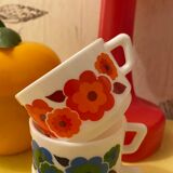 Coffee cup arcopal lotus retro pops 70s
