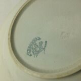 Pair of old hollow plates in Moonville model London earthenware