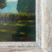 Tableau HST "Landscape of the Vosges" by Thiebaud Chapelle du Motiron Val-d'Ajol