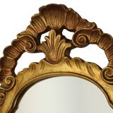 Mid Century Crested Mirror Classic Gold Mirror France