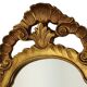 Mid Century Crested Mirror Classic Gold Mirror France