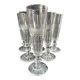 6 Flûtes Baccarat/Saint Louis XIXème
