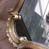 Louis XV-style golden mirror