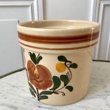 Ceramic pot cover signed 60s