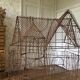 Handmade wire birdcage