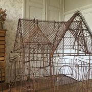 Handmade wire birdcage