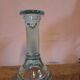 Glass candle holder
