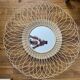 Rattan sun mirror