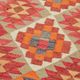 Turkish Handwoven Vintage Herki Kilim 98 cm x 322 cm