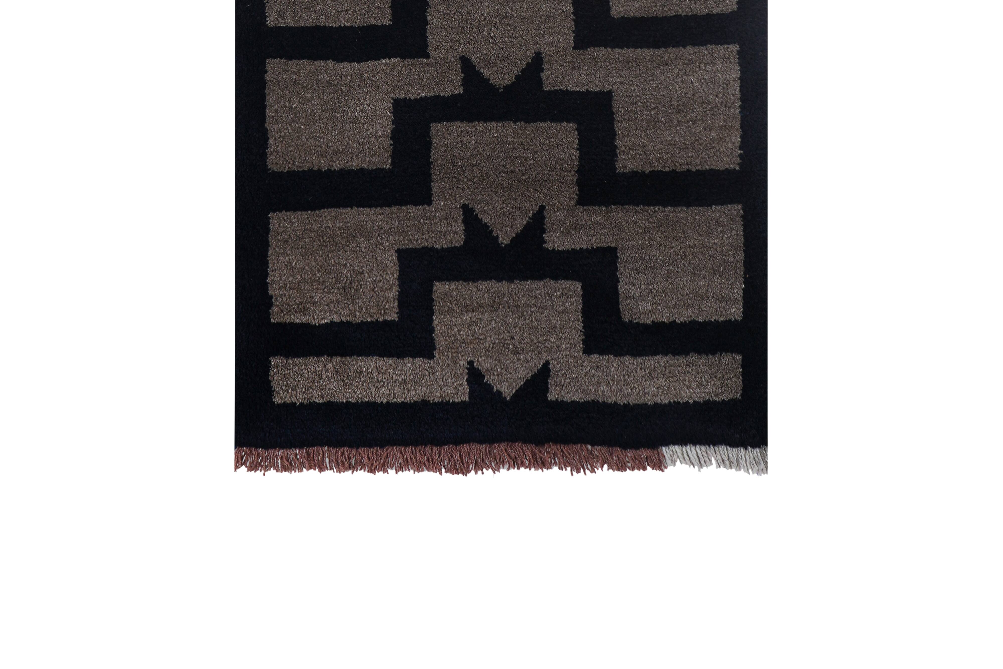 Vintage Turkish Oushak Rug Handwoven 83x190 cm