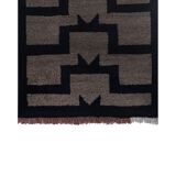 Vintage Turkish Oushak Rug Handwoven 83x190 cm