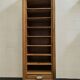 Antique tambour file cabinet, high-end, single, France, 1930s