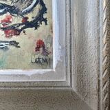 Painting Pierre Catton (1903) "The dance of the horses" HSP cf. B. Buffet + frame