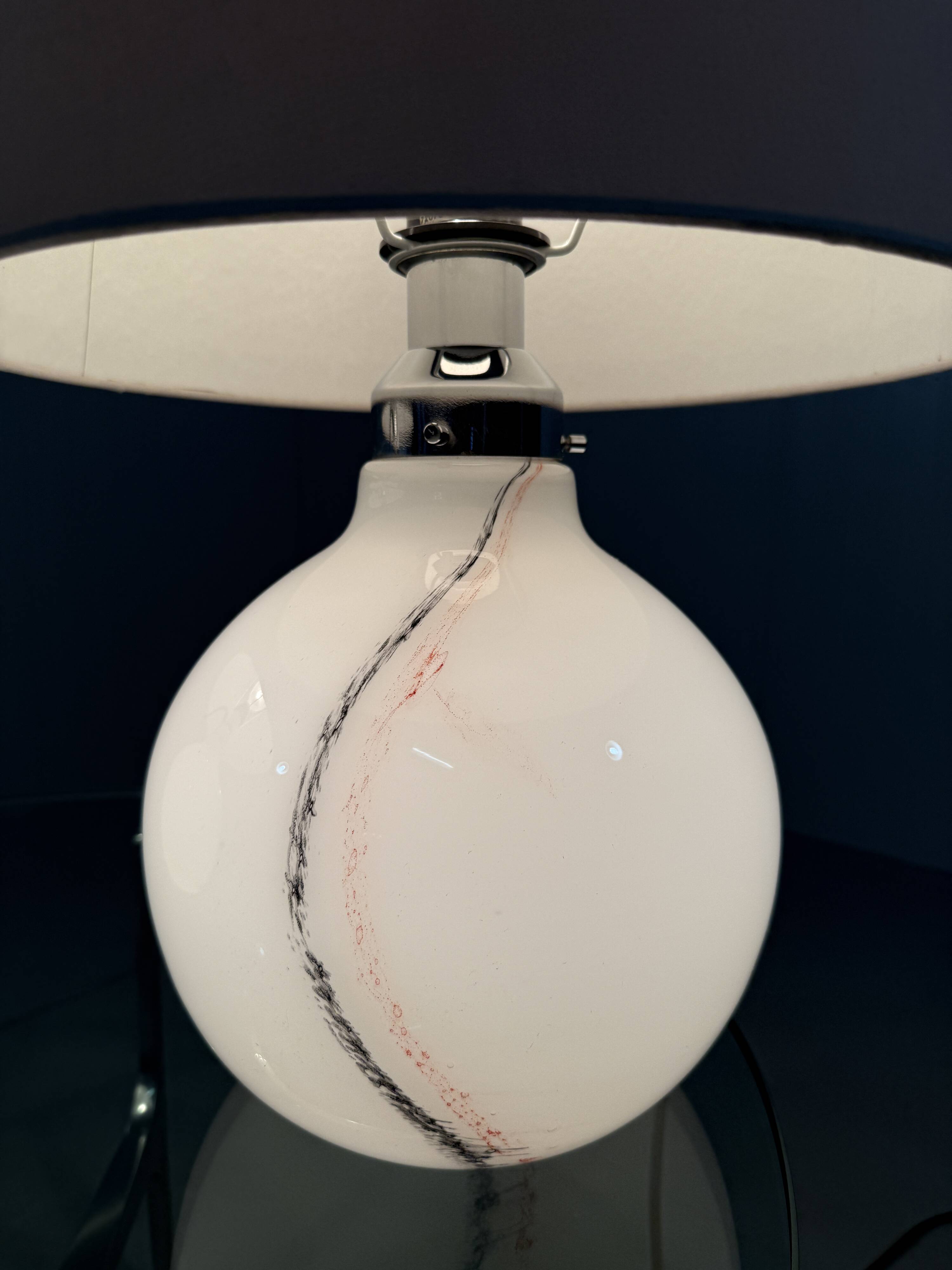 Peill & Putzler large glass table lamps 1970’s