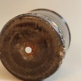 Enamelled sheet metal vase