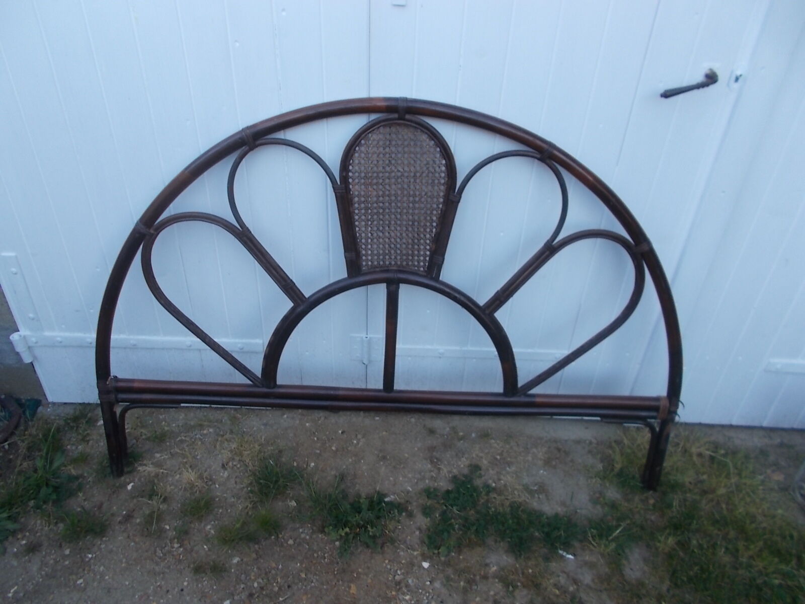 Rattan headboard and canning