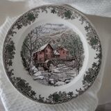 Set of 9 queen's english porcelain plates