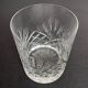 4 cut crystal whisky glasses