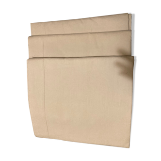 Set de 3 draps en métis blanc