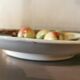 Large barbotine dish