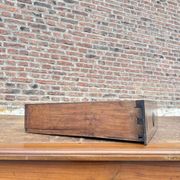 Very large double-sided mahogany desk from the Louis XVI 18th century