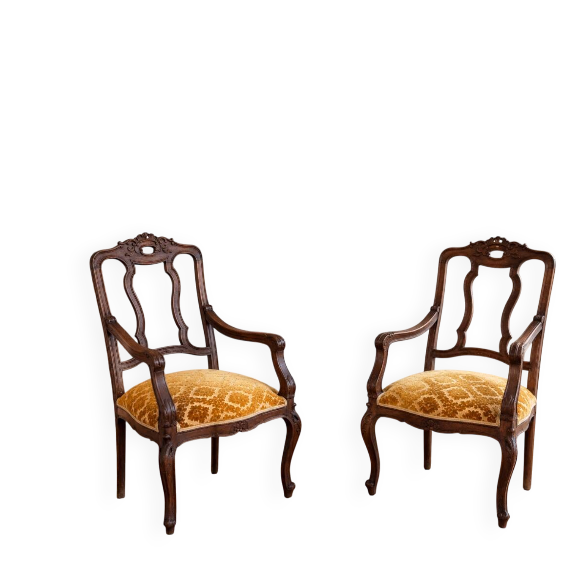 Pair of antique armchairs, France, circa 1900. After restoration.