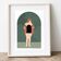 The opening, art print 13x18 cm, numbered and signed, green version