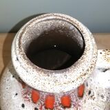 Vase west germany Scheurich Keramik fat lava