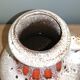 Vase west germany Scheurich Keramik fat lava