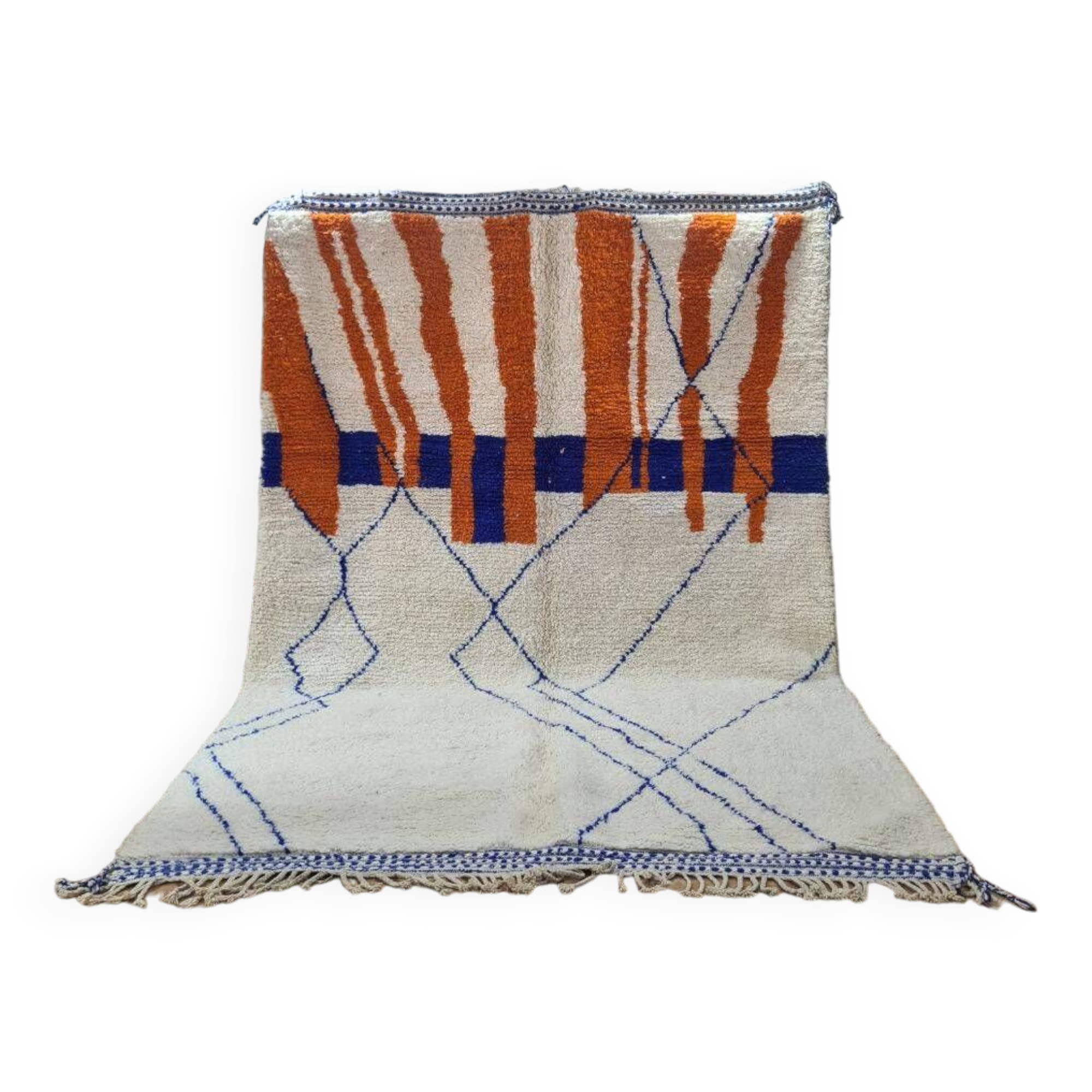 Handmade wool Berber rug 300X200 cm