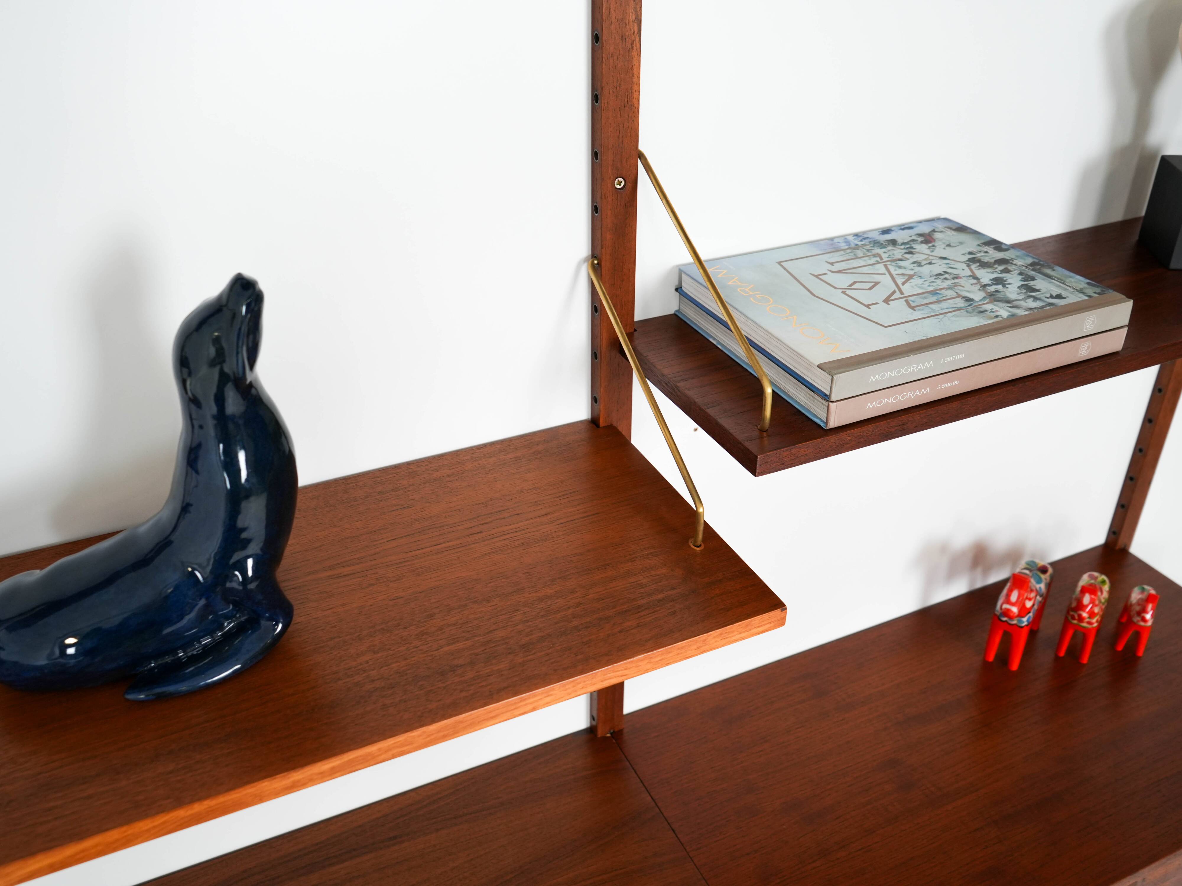 Teak shelving unit, Danish design, 1960s, designer: Poul Cadovius