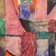 Abstract gouache on paper, signed - from the 1960s/70s