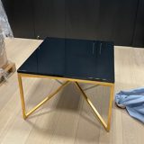 Black lacquered coffee table Decca