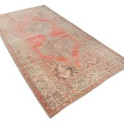 4x8 Vintage Red & Brown Classic Persian Rug, 135x246Cm