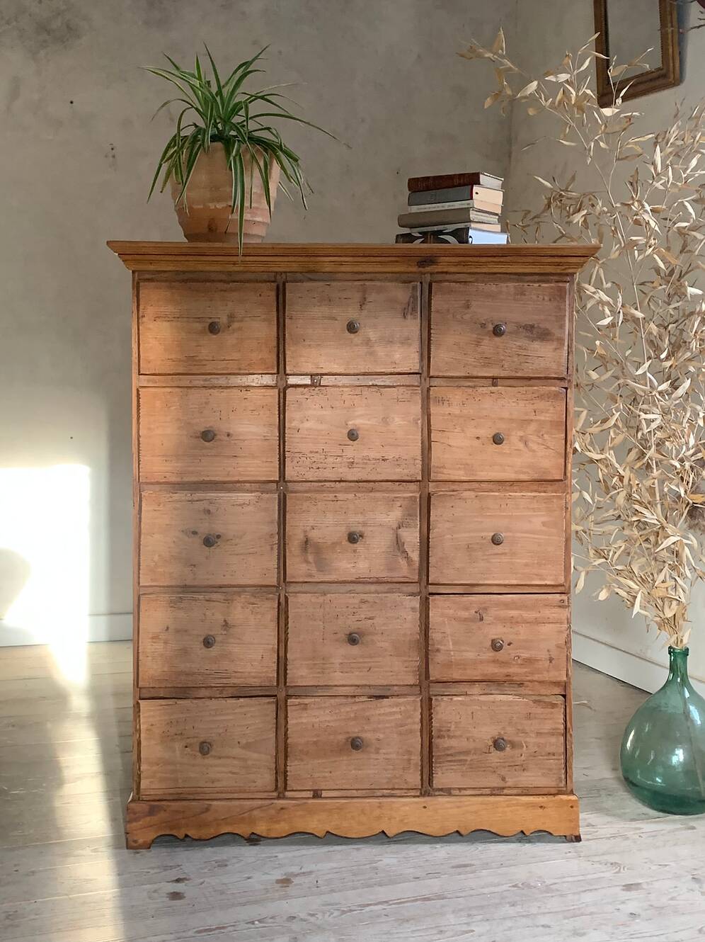Vintage haberdashery chest of drawers