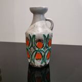 Ancien vase design des années 70 de Strehla keramik CDR 1302 Allemagne